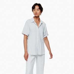 Aritzia Wilfred Free boyfriend linen blouse